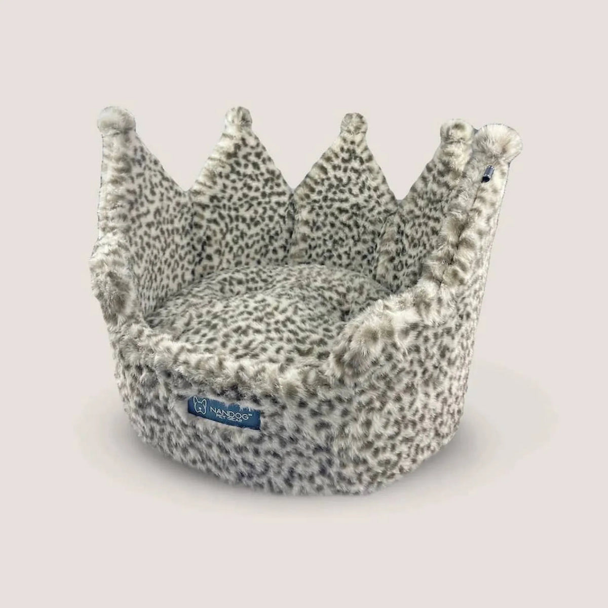 NANDOG Crown Bed Leopard Small Print