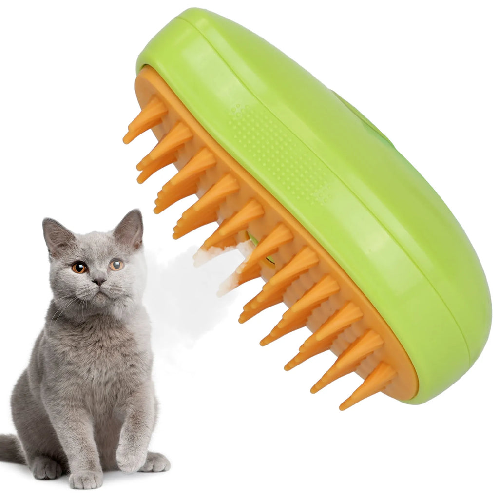 3 In 1 Cat Grooming Steam Brush Hair Brush